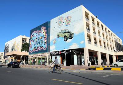 Dubai, United Arab Emirates - Reporter: N/A: Photo project. Street art and graffiti from around the UAE. Monday, January 27th, 2020. Al Karama, Dubai. Chris Whiteoak / The National