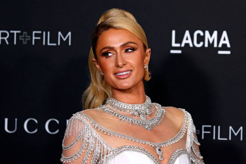 Paris Hilton became engaged to businessman Carter Reum in February. AFP