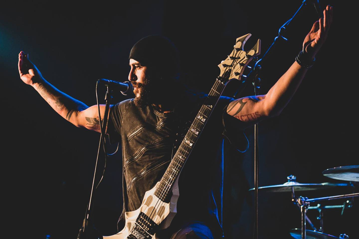 The late Jean-Pierre Haddad performing with Kimaera. Photo: Charbal Abboud