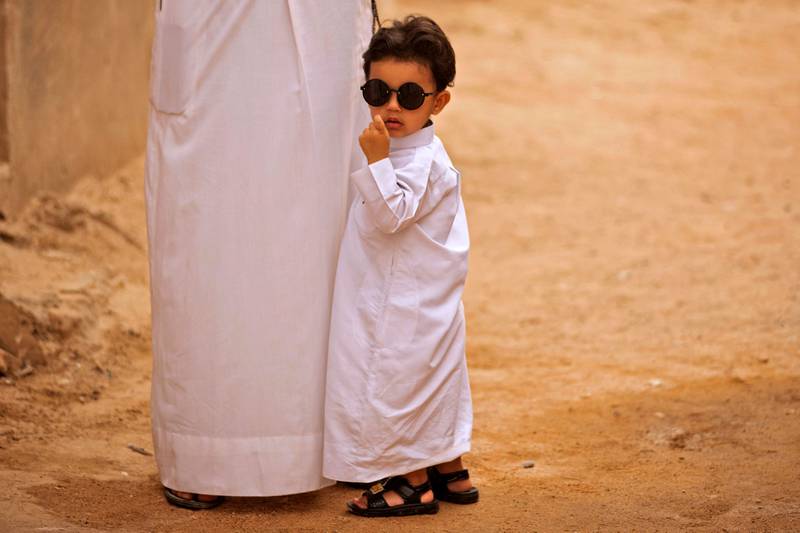 A cool young customer on the first day of Eid Al Fitr in Basra, southern Iraq. AFP