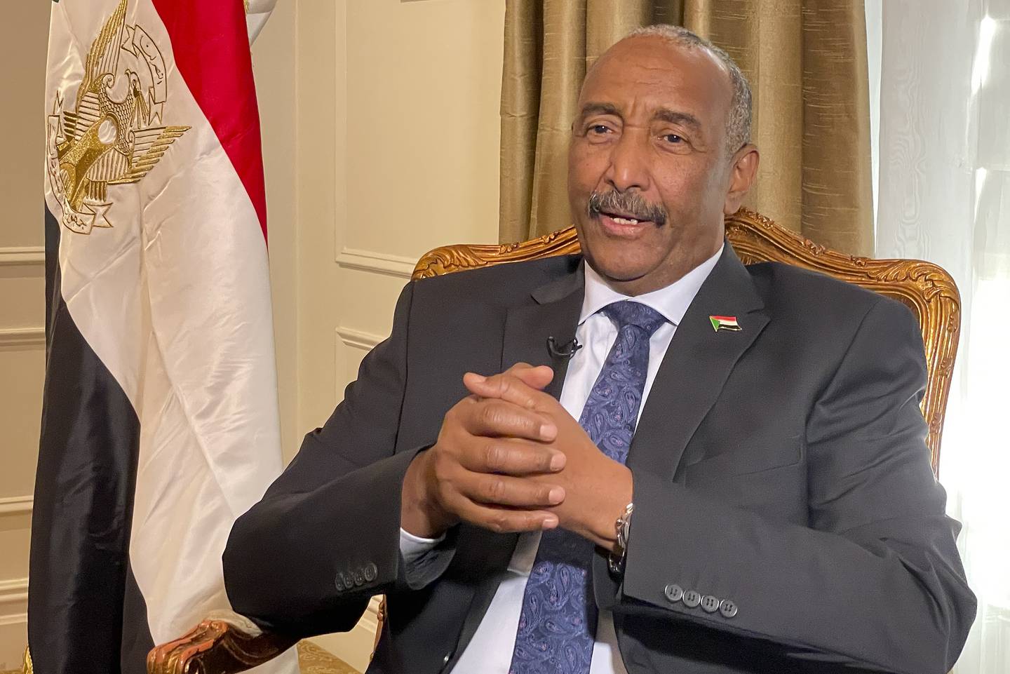 Sudan's military ruler Gen Abdel Fattah Al Burhan. AP