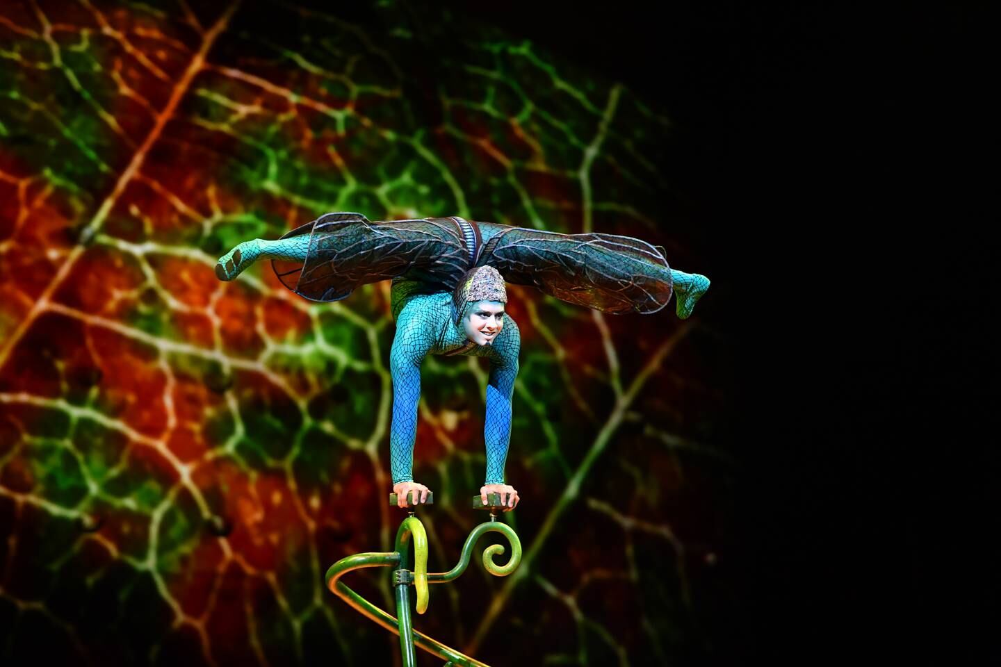 The show offers a surreal insight into the world of insects. Photo: Cirque du Soleil