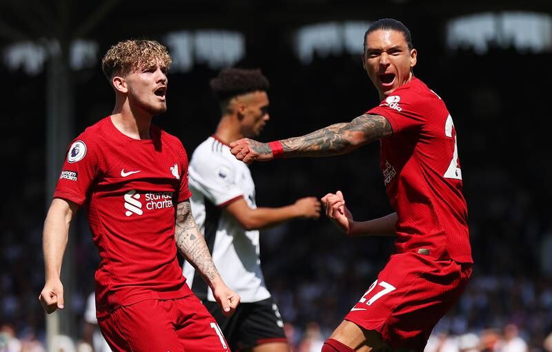 Harvey Elliott - 6

The 19-year-old entered the fray in the 51st minute for Thiago. He twice allowed Fulham to break by giving away the ball but he was part of the build up to Nunez’s goal. Getty