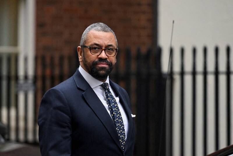 British Foreign Secretary James Cleverly says UK won't sign off on Northern Ireland deal without DUP backing. Reuters