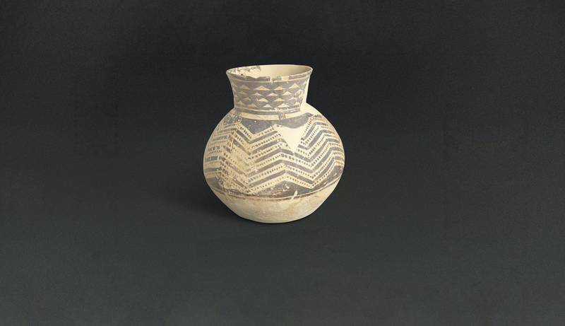 The Marawah Vase was uncovered on Marwah Island and dates to about 5500 BCE. Courtesy Department of Culture and Tourism -  Abu Dhabi