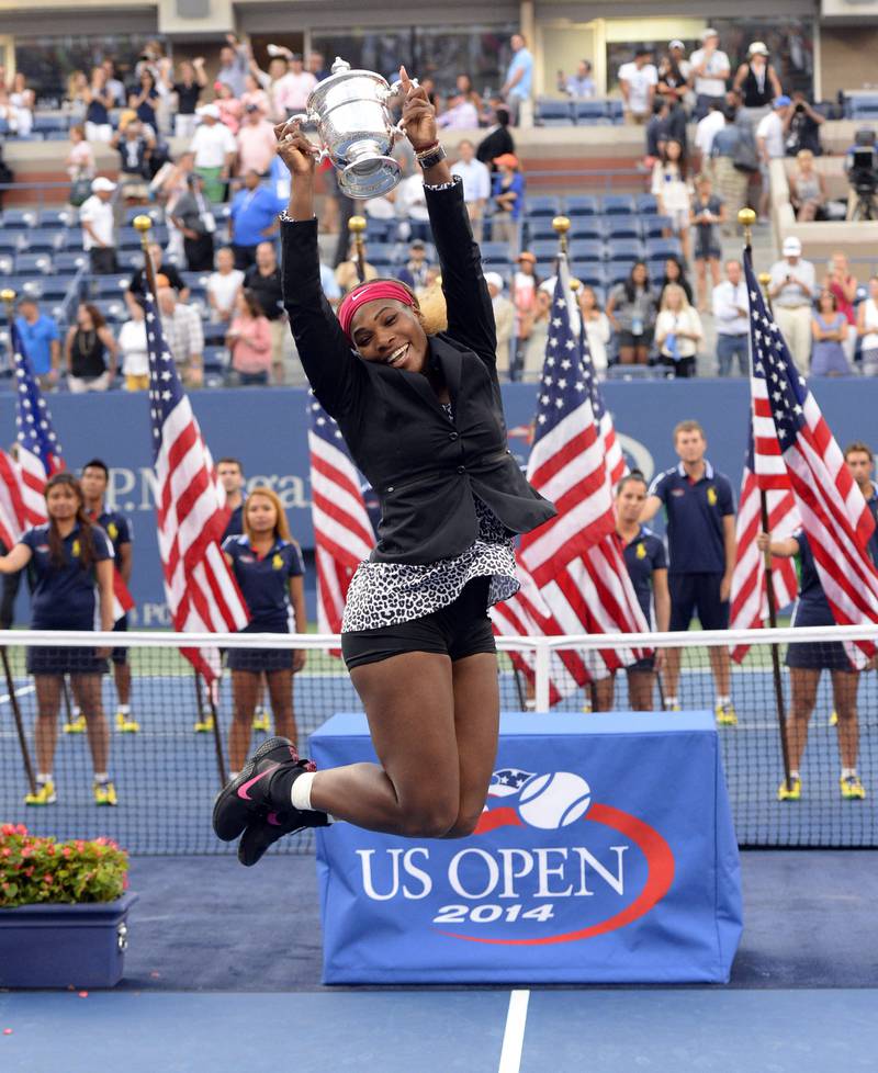 Serena Williams will retire as one of the greatest tennis players of all time, male or female. AFP
