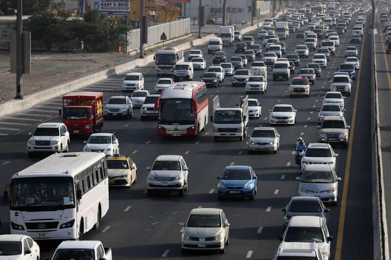 Sharjah will introduce a new traffic fine discount scheme in April. Chris Whiteoak / The National