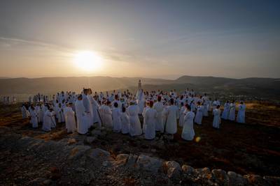 Samaritans descended from the ancient Israelite tribes of Menashe and Efraim but broke away from mainstream Judaism 2,800 years ago. AP Photo