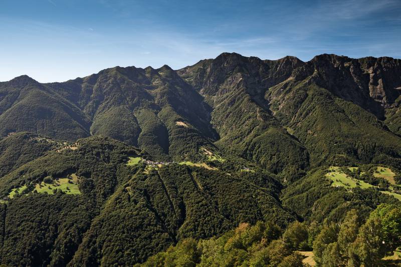Rasa is surrounded by breathtaking Swiss and Italian peaks.
Photo: Switzerland Tourism 