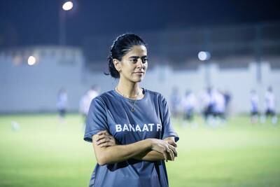 Banaat founder Budreya Faisal: “I came up with the idea when looking at an account online for UAE women's football and saw that none of the Women’s League clubs had Arabic names."