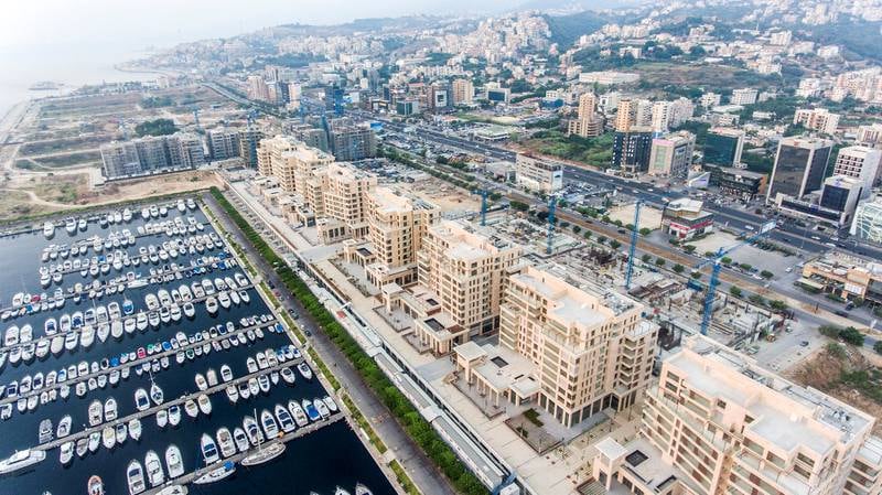 Majid Al Futtaim's Waterfront City complex in Lebanon. The company is on track to deliver the first 200 units this year. Majid Al Futtaim