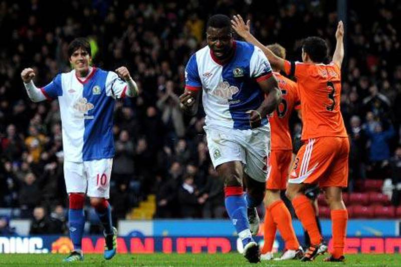 Yakuba scored all four goals in Blackburn's win at home to Swansea.
