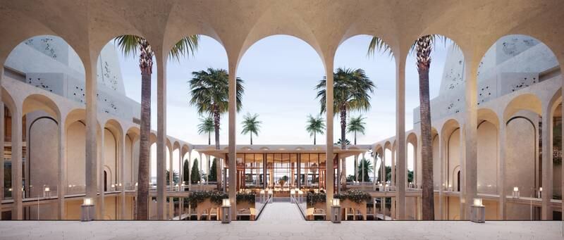 The luxry wellness retreat will offer an array of activities and facilities, from juice bars and a cooking school to private training rooms and cryochambers