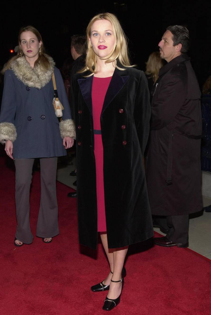 383262 30: Actress Reese Witherspoon arrives at the premiere of USA Films'' "Traffic" December 14, 2000 at the Academy of Motion Pictures Arts and Sciences Theatre in Beverly Hills, CA. (Photo by Chris Weeks/Liaison)