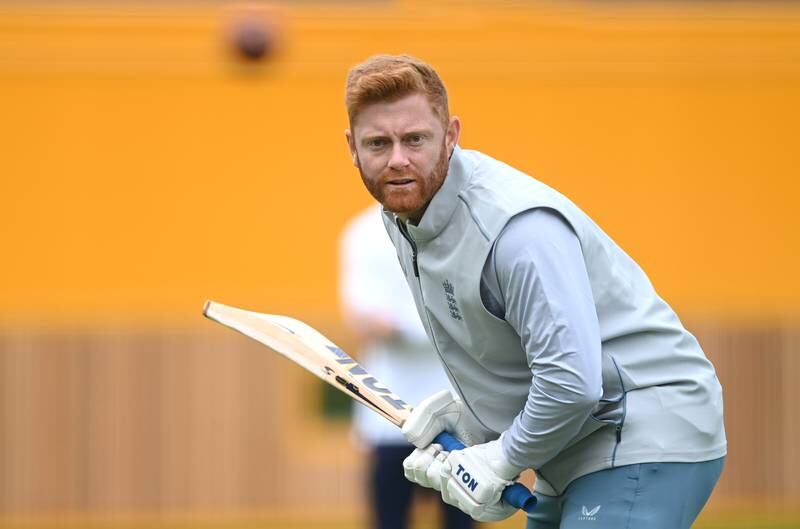 England batsman Jonny Bairstow during training at Lord's on Monday. Getty