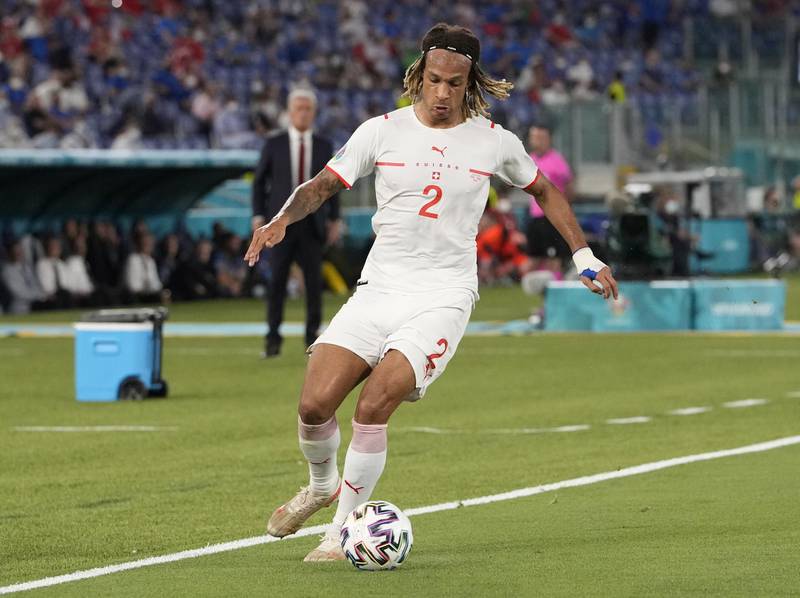 Kevin Mbabu: 4 - The 26-year-old had a tough game, turned inside and outside on many occasions by his opposite number Spinazzola. He was later subbed off for Widmer as Switzerland looked for a route back into the game.
