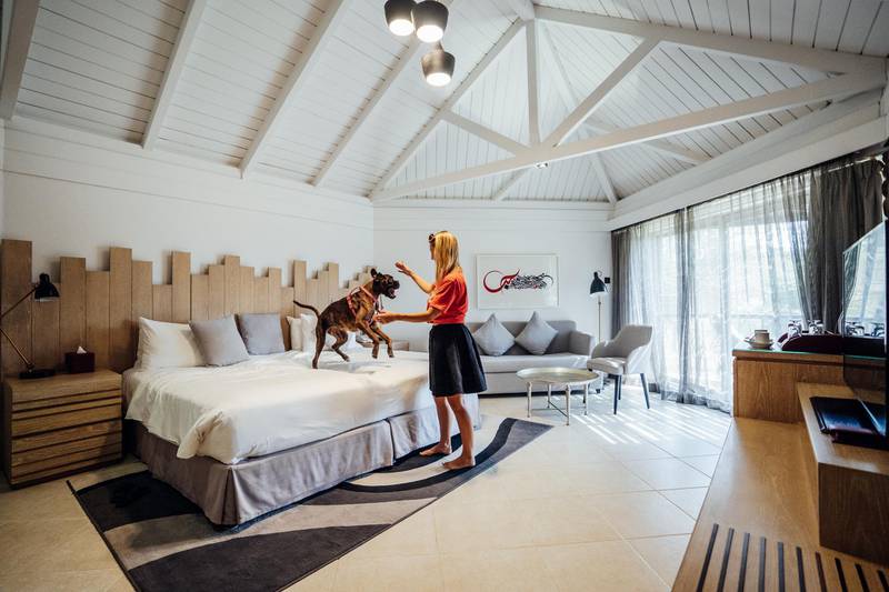 There's a pet-friendly policy across the resort, with designated places for your pooch to explore. Courtesy JA Hotels & Resorts