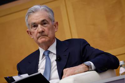 Jerome Powell, chairman of the US Federal Reserve. US central bankers are trying to assess whether they need to take their benchmark policy rate higher. Bloomberg