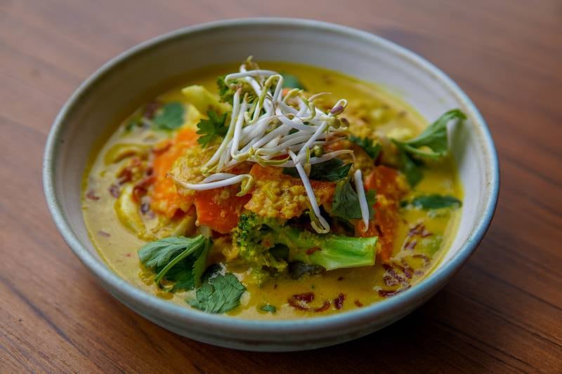 Curry balinés servido en el restaurante Tangi.Foto de : Gudas Bali