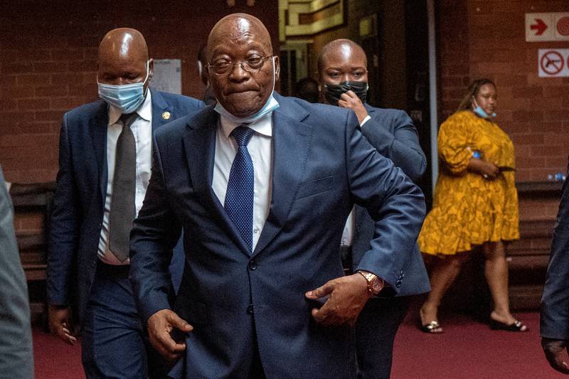 Jacob Zuma during his corruption trial in Pietermaritzburg, South Africa. Reuters