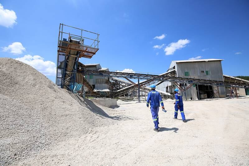 Bikita Minerals mining plant in Bikita, 340km south of Zimbabwe's capital Harare. Lithium prices are set to cool off. EFA