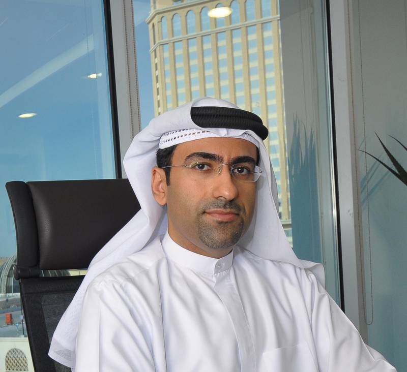 Rashed Al Ansari, chief executive of Al Ansari Exchange, says the money transfer operator's digital app has seen a transaction increase of more than 40 per cent in March. Photo courtesy Al Ansari