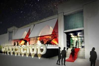 Left, an artist's impression of the Dubai Supperclub. Courtesy Supperclub