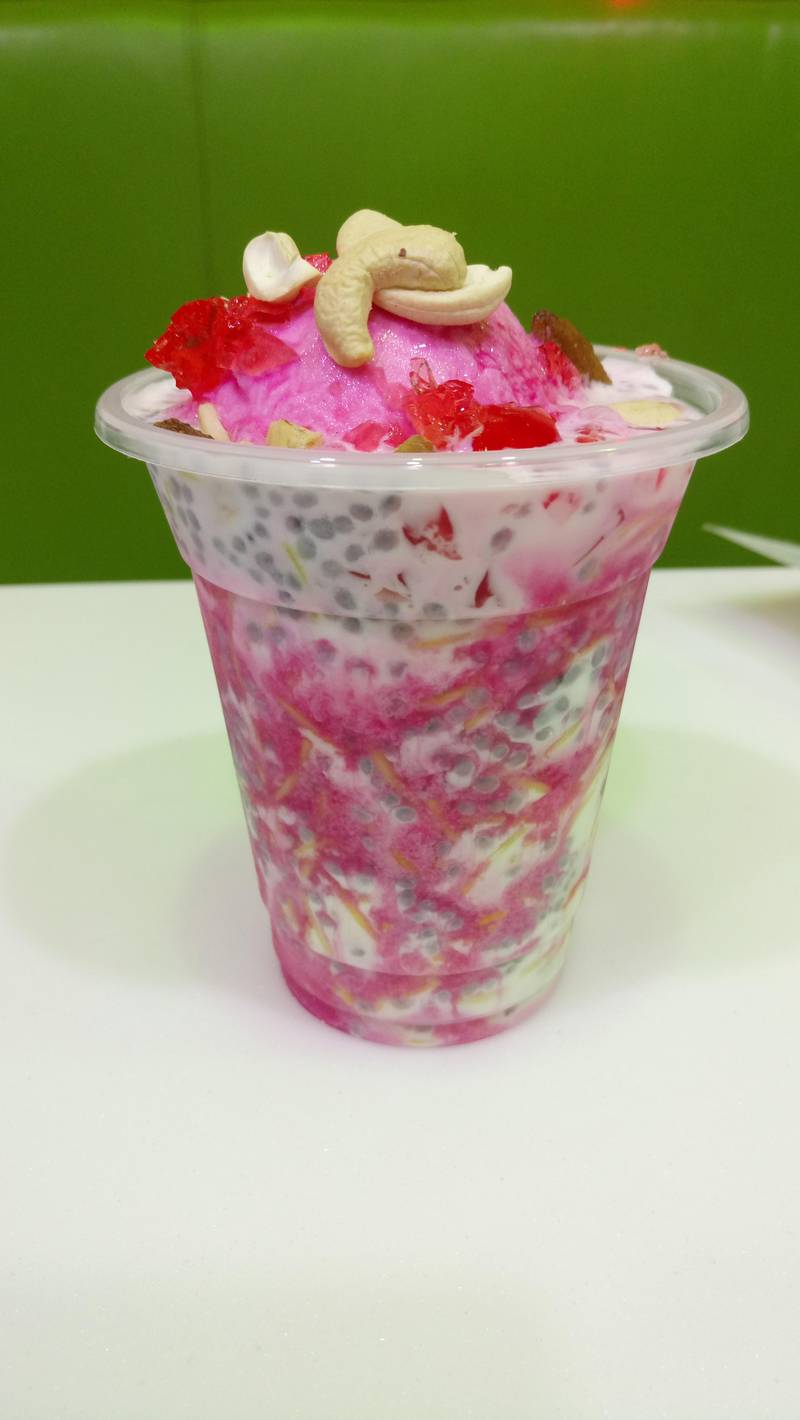 Rose Falooda (Photo by Aarti Jhurani) NOTE: For treat yo-self story