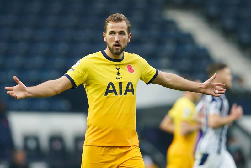 Harry Kane - 7: Tottenham's talisman took his Premier League tally to 150 goals - level with Michael Owen - with a delicate header that only enhanced his reputation as a modern day great. EPA