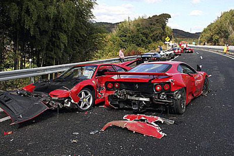 most expensive car crash ever