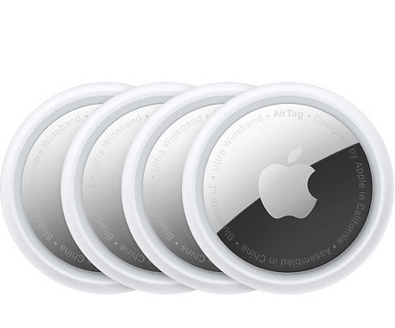 Air Tags will help you keep track of your luggage. From Dh129, www.apple.com/ae Photo: Apple