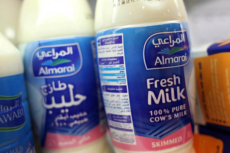 August 8, 2013 (Abu Dhabi) Almarai Milk in Abu Dhabi August 8, 2013. (Sammy Dallal / The National) Jen Bell *** Local Caption ***  sd-080813-milk-01.jpg