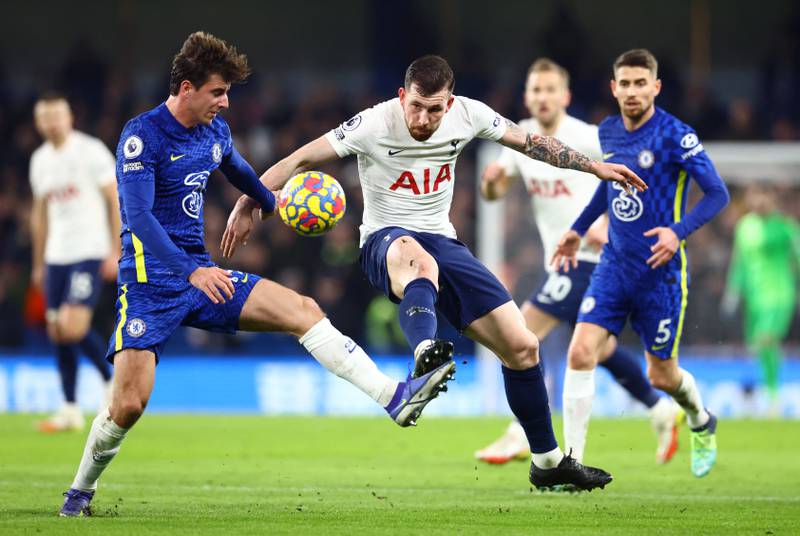 Pierre-Emile Hojbjerg - 6: Struggled to get a grip in midfield and guilty of leaving gaps that likes of Mount took advantage of. Nearly picked out Doherty with defence-splitting ball when Spurs were 2-0 down. Reuters