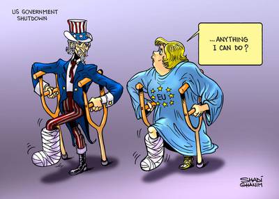 Cartoon by Shadi Ghanim (03/10/ 2013)