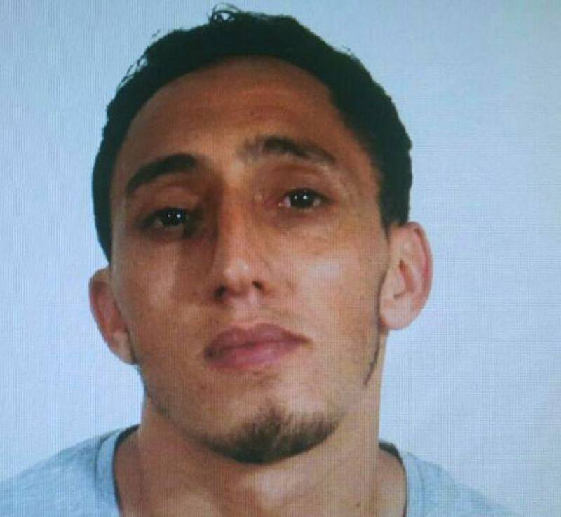 Police have released an image of a man named as Driss Oubakir who allegedly rented the van. Credit: Spanish National Police