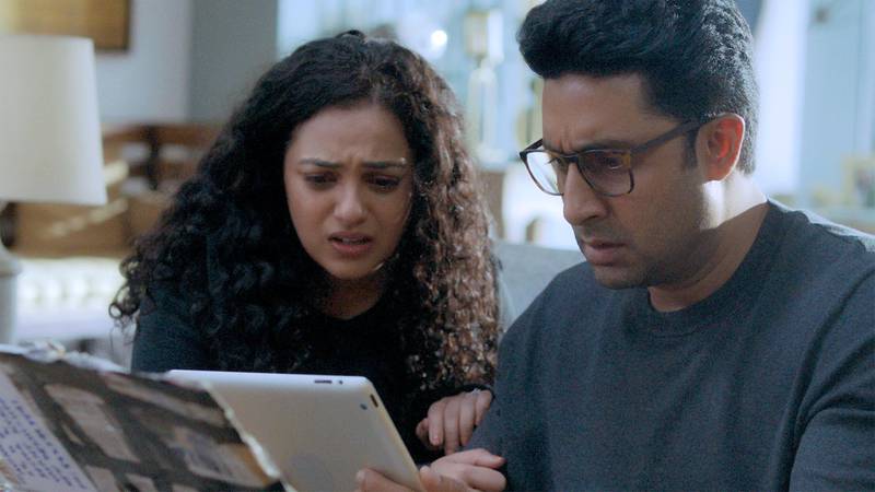 A scene from 'Breathe: Into The Shadows', starring Abhishek Bachchan and Nithya Menen