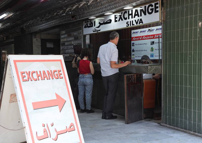 The rate on the street has become the most representative indicator of the real price of the falling Lebanese pound. Reuters