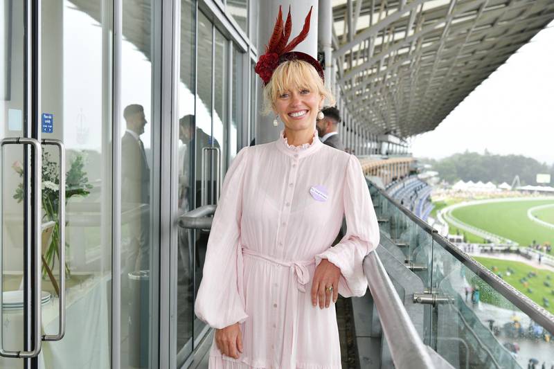 Clodagh McKenna poses during Royal Ascot 2021 at Ascot Racecourse in Ascot, England. Getty Images