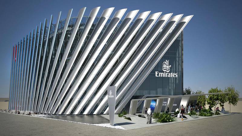 Emirates unveils its Expo 2020 Dubai pavilion. Courtesy Emirates