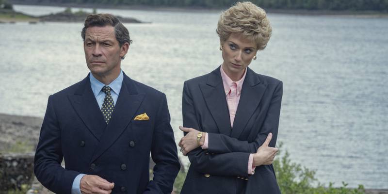 'The Crown' stars Dominic West and Elizabeth Debicki discuss their roles and more in the hit show's accompanying podcast 'The Crown: The Official Podcast'. Photo: Netflix