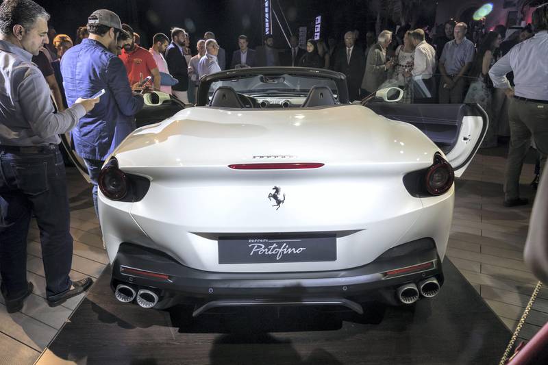 DUBAI, UNITED ARAB EMIRATES. 08 November 2017. Ferrari Portofino launch at the One & Only Royal Mirage in Dubai. (Photo: Antonie Robertson/The National) Journalist: Adam Workman. Section: Motoring.