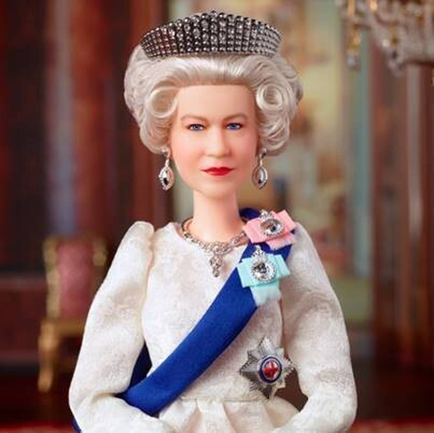 Undated handout photo issued by Mattel of The Queen Elizabeth II Barbie doll to commemorate the Queen's historic platinum jubilee. Issue date: Thursday April 21, 2022. PA