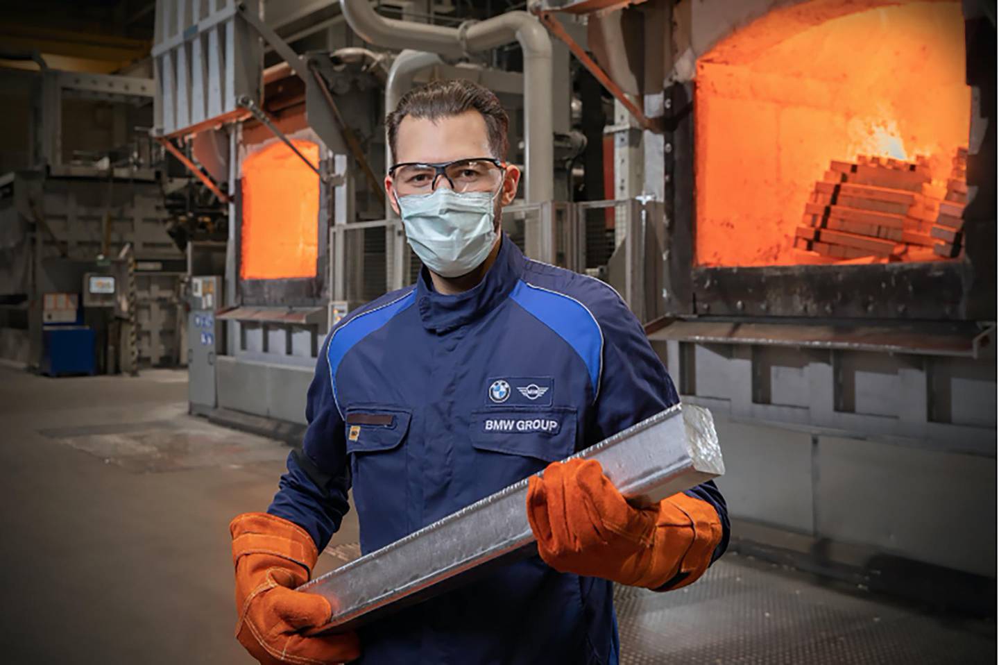 BMW started using aluminium produced using solar power at its foundry in Landshut. Courtesy BMW