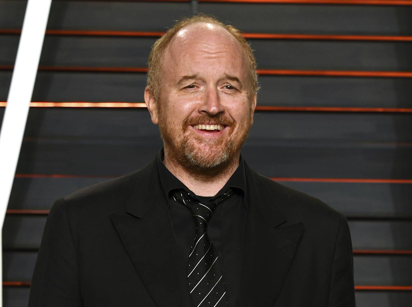 Accused of sexual misconduct, Louis CK is up for Best Comedy Album. Invision / AP