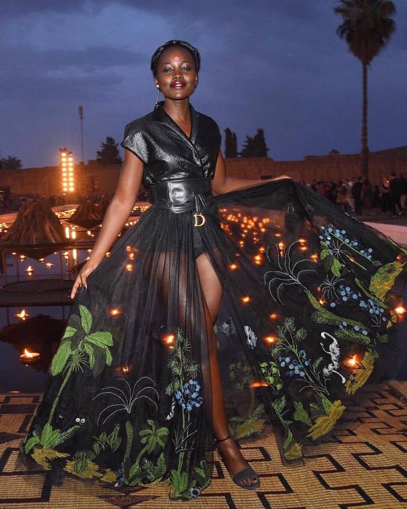   Lupita Nyong'o has been in Marrakech for the Dior Cruise show. Instagram / Lupita Nyong'o