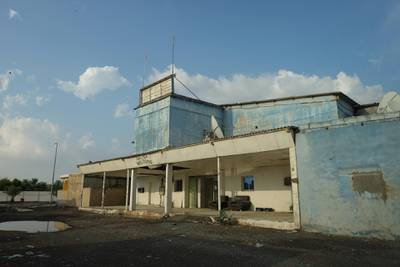 's photograph of the former Manama Cinema in Ajman Ammar Al Attar