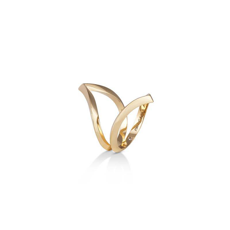 This ring is by Gafla is inspired by the shape of a dhow. Courtesy Gafla
