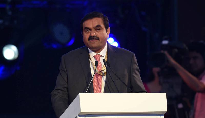 LUCKNOW, INDIA - FEBRUARY 21: Gautam Adani, chairman and founder of Adani Group at the inaugural session of the UP Investors' Summit - 2018 at the Indira Gandhi Pratishthan, on February 21, 2018 in Lucknow, India. PM Modi said that investors in Uttar Pradesh will be welcomed with a red carpet instead of facing red tape in Uttar Pradesh as top industry leaders pledged investments of over Rs 88,000 crore in the state. The Summit is aimed at showcasing the investment opportunities and potential in the various sectors of Uttar Pradesh. The UP Investors' Summit is being attended by around 5,000 people, including industry leaders from India and abroad, chief ministers, union ministers, policy makers and academicians. (Photo by Subhankar Chakraborty/Hindustan Times via Getty Images)