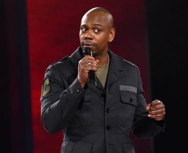 Dave Chappelle's 'Sticks & Stones' was the second most watched comedy special on Netflix in the UAE in 2019, after 'Kevin Hart: Irresponsible'. Courtesy Netflix