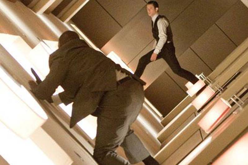 A fight scene involving a revolving corridor in Inception won Tom Struthers the title of best stunt co-ordinator at 2011’s Taurus Stunt Awards.